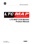 GE General Electric Computer Monitor LTC-MAP 2130 User's Manual