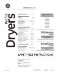 GE PFDS450 User's Manual