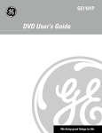 GE 1101P User's Manual
