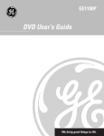 GE 1100P User's Manual