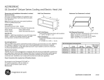 GE Zoneline AZ29E09EAC User's Manual