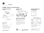 GE GSD6200G User's Manual