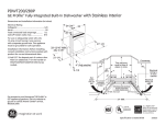 GE Profile PDWT280P User's Manual