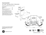 GE Profile PDWF200 User's Manual