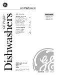 GE PROFILE PDW8900 User's Manual