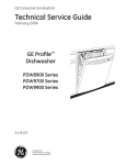 GE PROFILE PDE9900 User's Manual