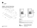 GE Profile JV696SCC User's Manual