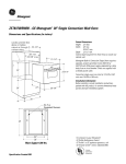GE Monogram ZET837BBBB User's Manual