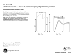 GE WCRE6270K User's Manual