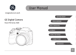 GE DSC-X600-BK-US-1 User's Manual