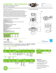GE DI Series Round Specification Sheet