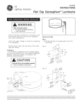 GE DCF & DCD Installation Guide