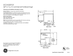 GE DCCH43EA User's Manual