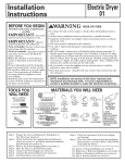 GE DCCD330EGWC User's Manual