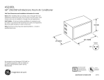 GE ASQ18DL User's Manual