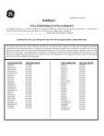 GE AL10 Warranties