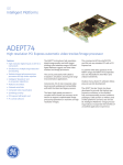 GE ADEPT74 Data Sheet