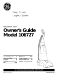 GE 71722 User's Manual