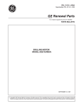 GE 5 752RB3A User's Manual