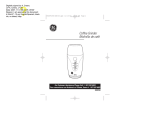 GE 168940 User's Manual