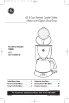 GE 1549887 User's Manual