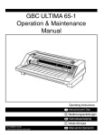 GBC 65-1 User's Manual
