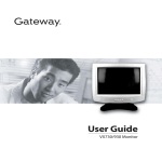 Gateway VX730 User's Manual