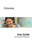 Gateway NOTEBOOK M675 User's Manual