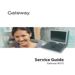 Gateway M275 User's Manual