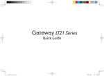 Gateway LT21 User's Manual
