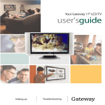 Gateway GTW-L17M103 User's Manual