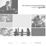 Gateway DVD Player User's Manual