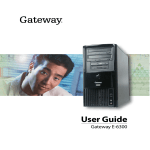 Gateway E-6300 User's Manual