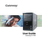 Gateway E-4100 User's Manual