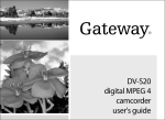 Gateway DV-S20 User's Manual