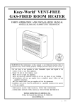 Gas-Fired Products 602-30 User's Manual