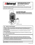 Gas-Fired Products 125-R User's Manual