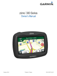 Garmin zumo 310 Owner's Manual