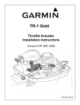 Garmin TR-1 Installation Instructions