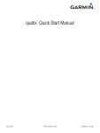 Garmin quatix Quick Start Manual