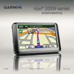 Garmin nuvi 205W-Series User's Manual