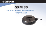 Garmin GXM 30 Owner's Manual