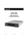 Garmin GTR 200 Installation Manual