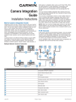 Garmin GPSMAP 7407 Camera Integration Guide