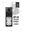 Garmin GPS 38 User's Manual