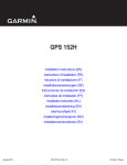 Garmin GPS 152H Installation Instructions