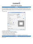 Garmin GMR 1204 xHD Flush Mount Template