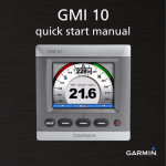Garmin GMI 20 Marine Instrument Quick Start Manual