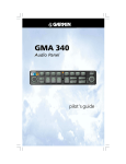 Garmin GMA 340 Pilot's Guide