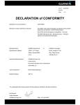 Garmin GHP 10 System Declaration of Conformity